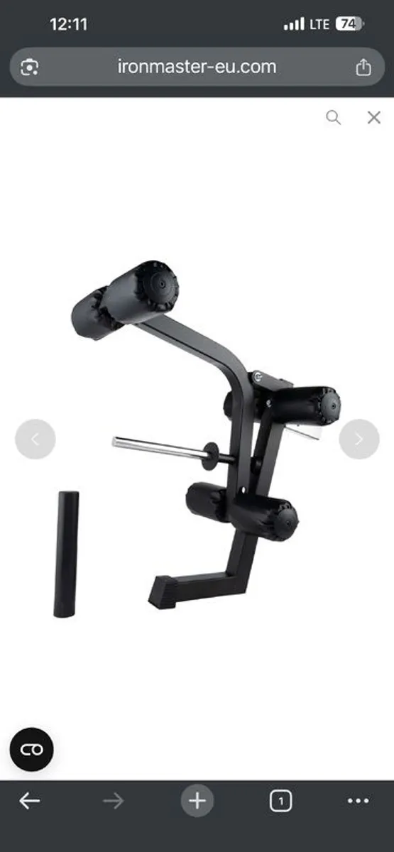 Ironmaster Leg Attachment for Super Bench PRO V2 - Image 2