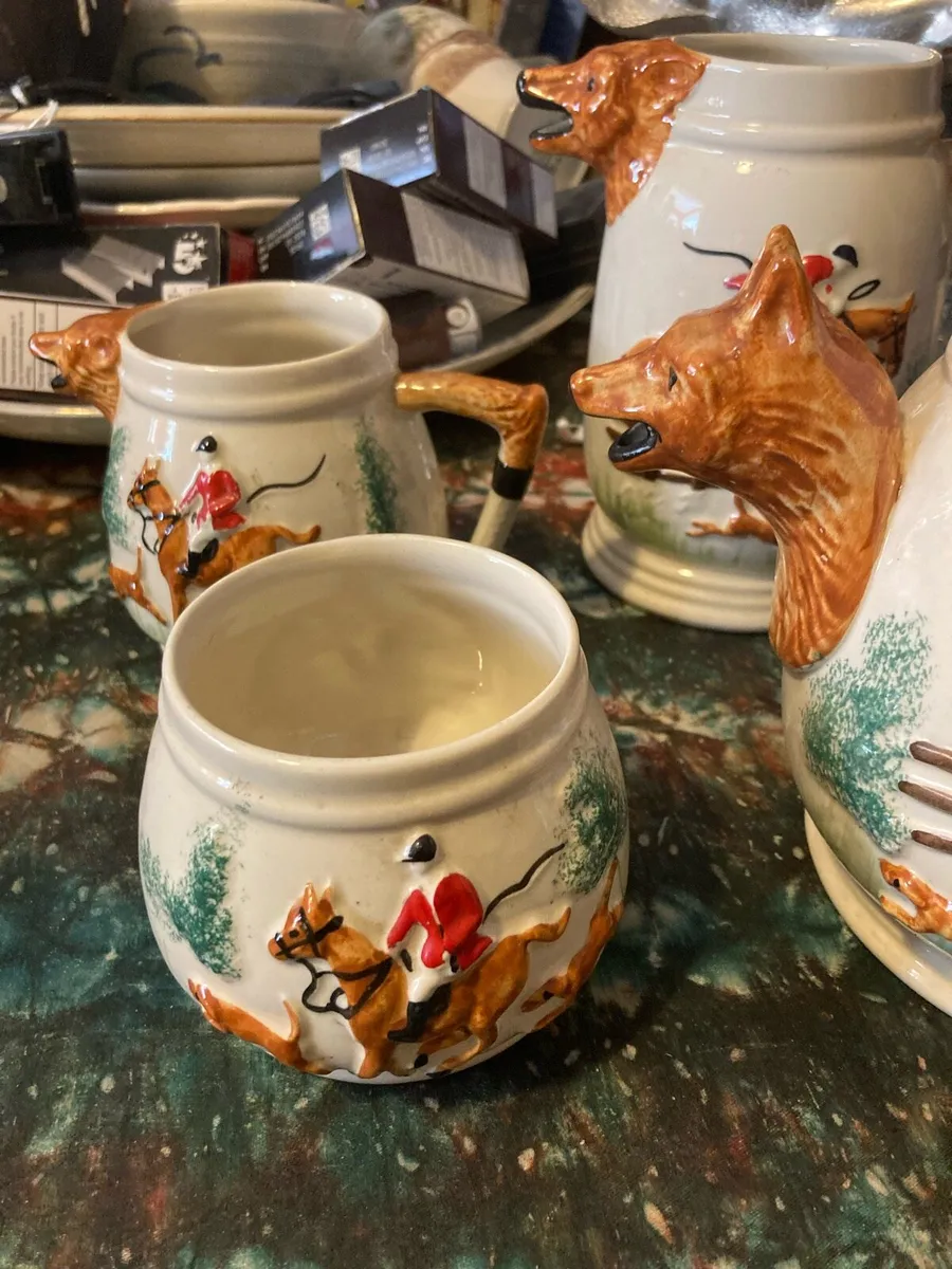 Hunting fox pottery teaset free postage - Image 3
