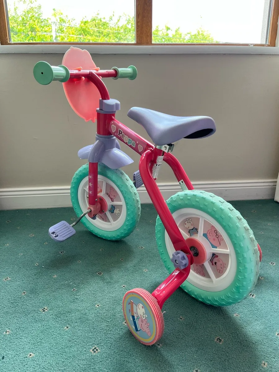 PEPPA PIG MY FIRST 2 in 1, 10" GIRL BIKE - Image 3