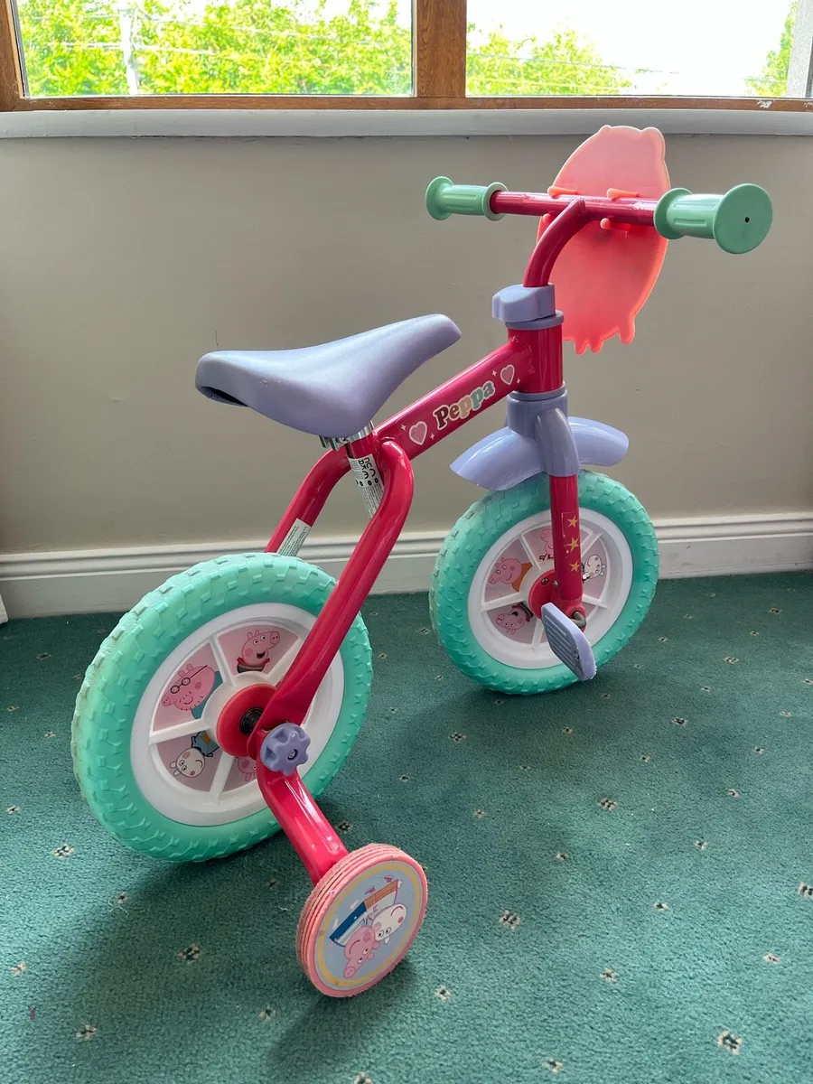 PEPPA PIG MY FIRST 2 in 1, 10" GIRL BIKE - Image 4