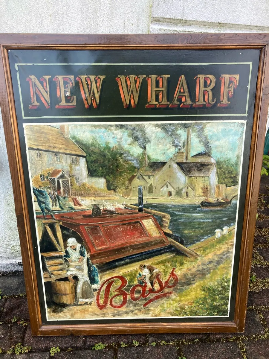Bass pub sign free postage - Image 1