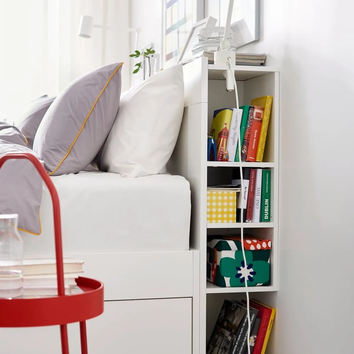 Ikea king size bed with storage - Image 3