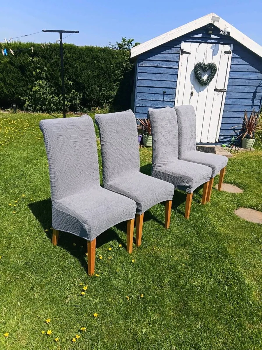 4 x kitchen chairs - Image 1