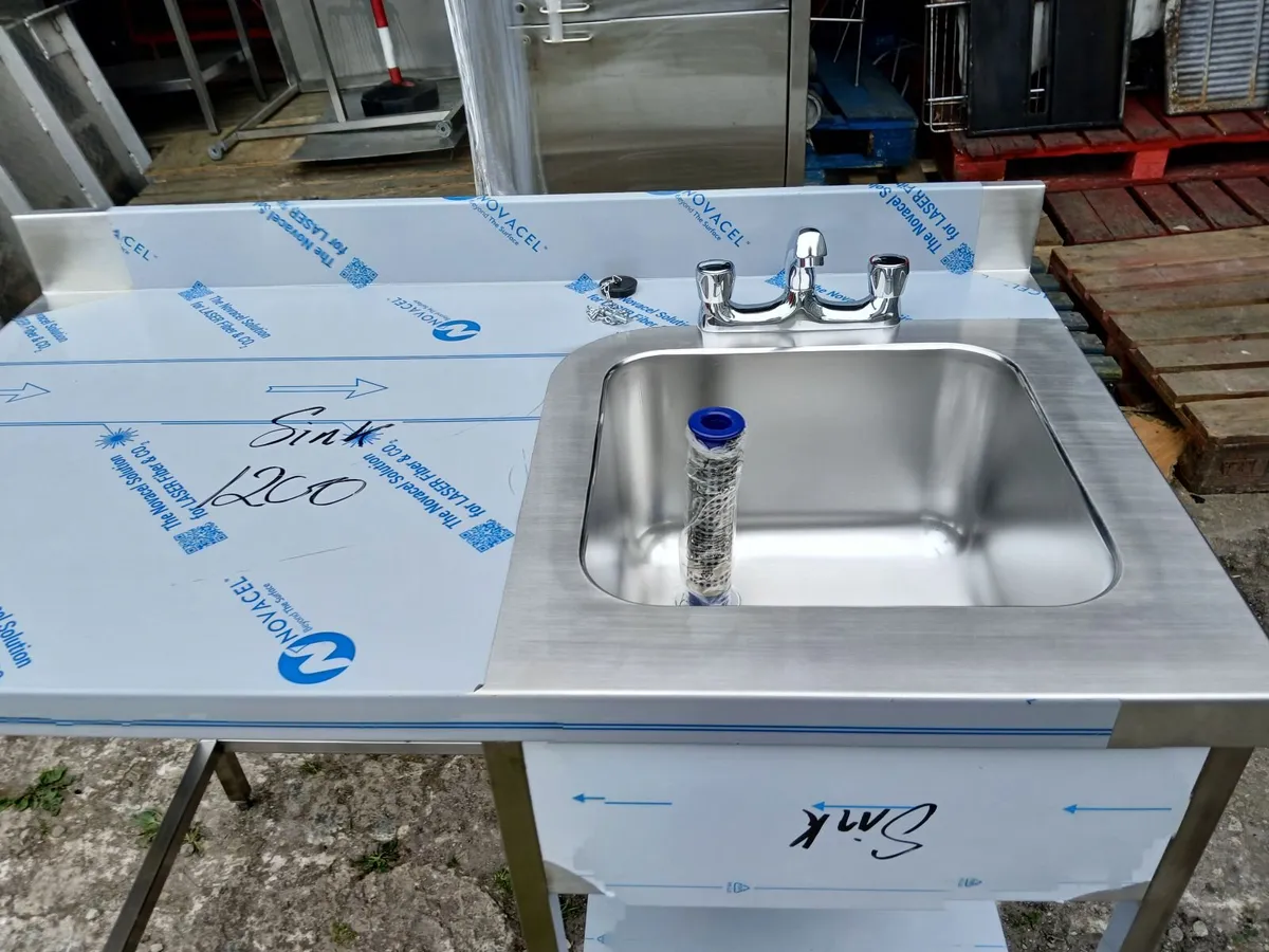 Staneless steel cabbinet sink unit complete - Image 1