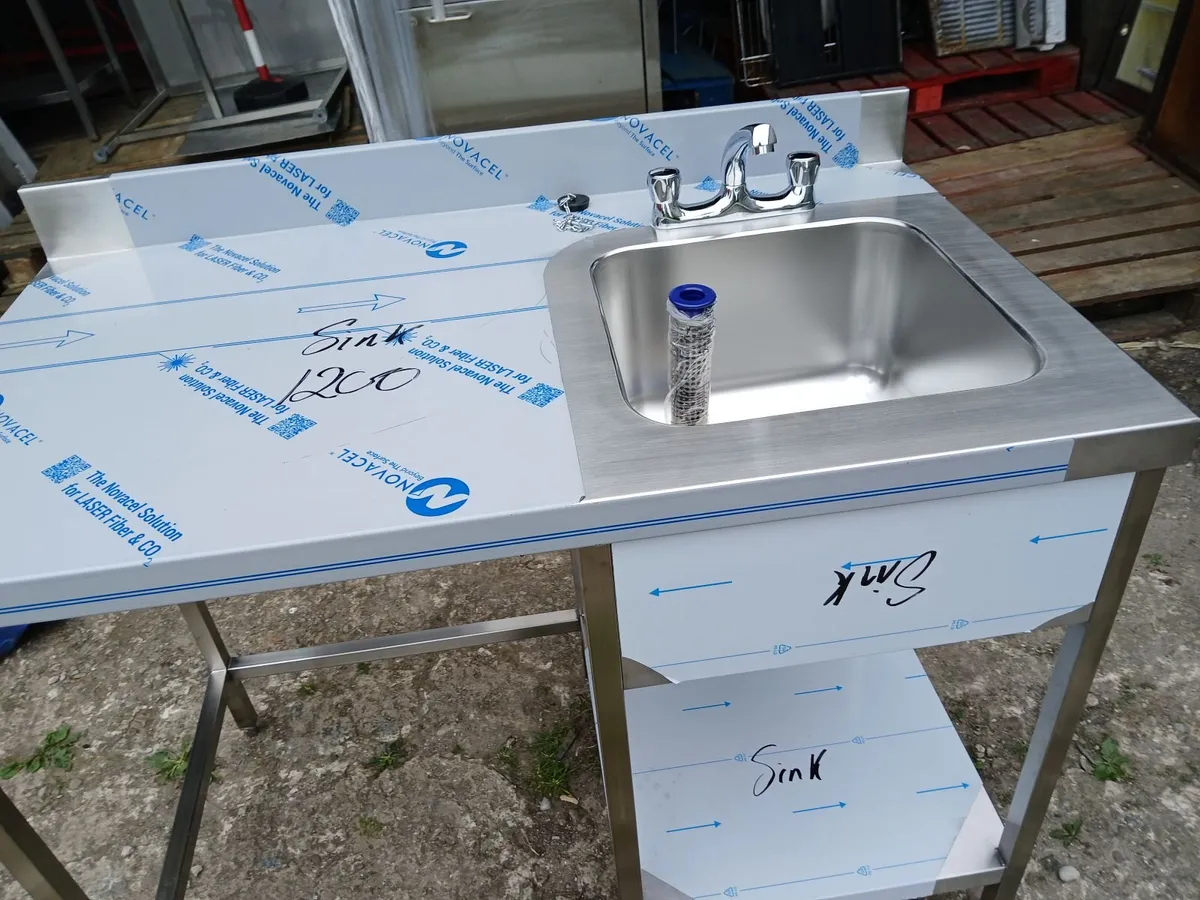 Staneless steel cabbinet sink unit complete - Image 2