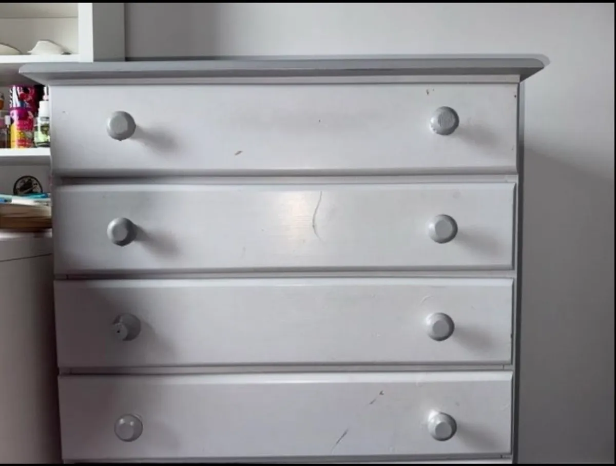 Grey 6 Drawer Chest of Drawers - Image 2