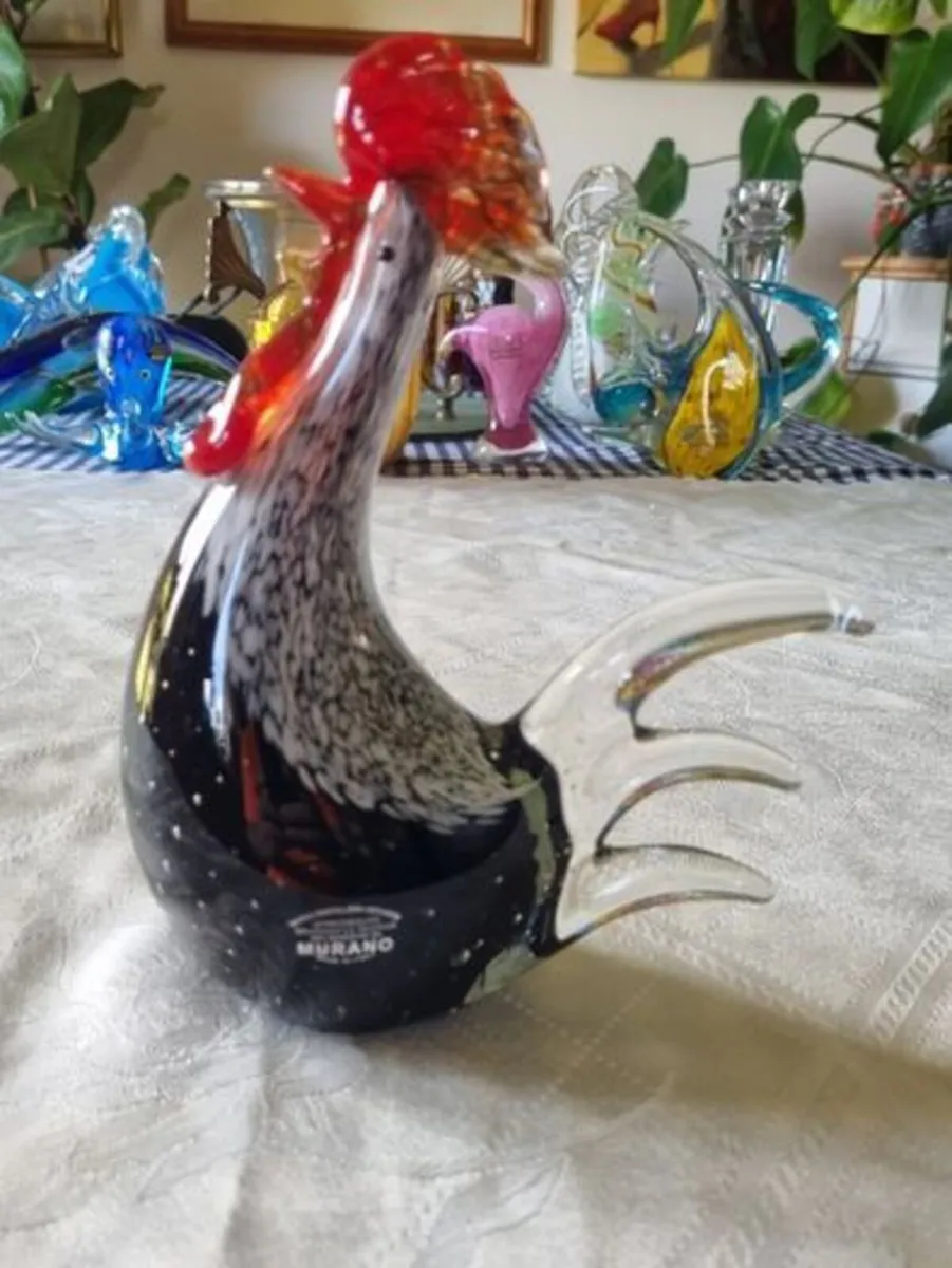 Murano Glass Rooster - Image 1