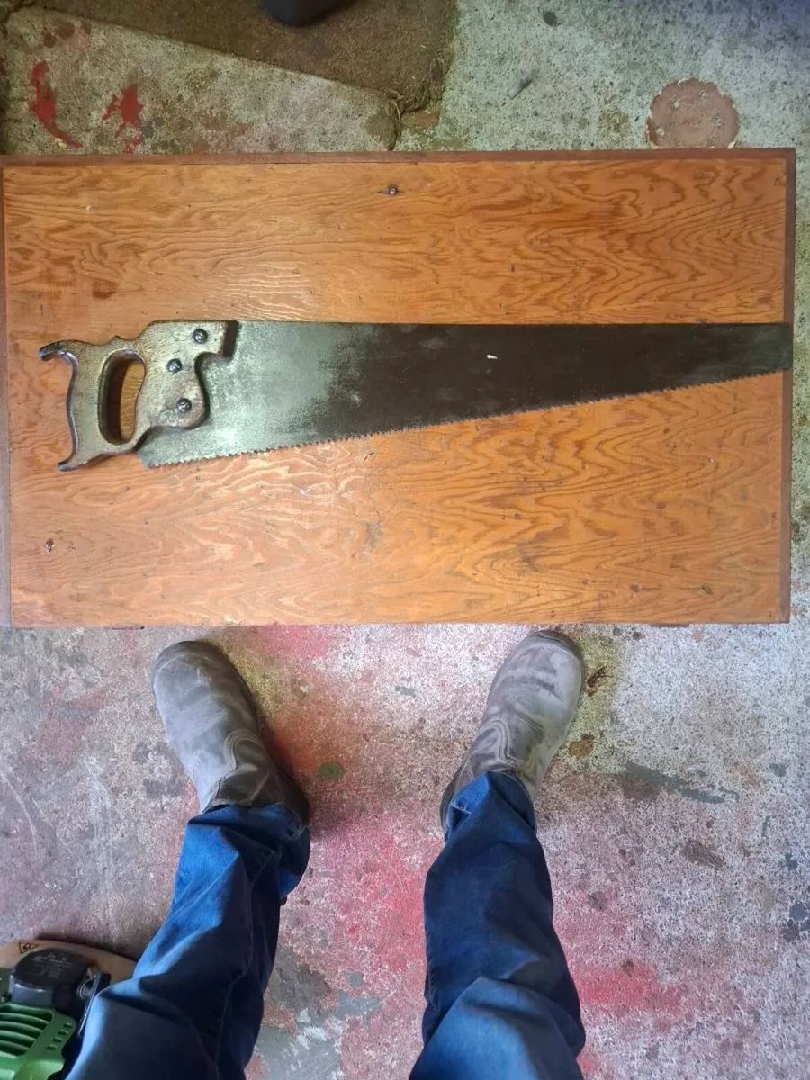 Vintage Crosscut Saw - Image 1