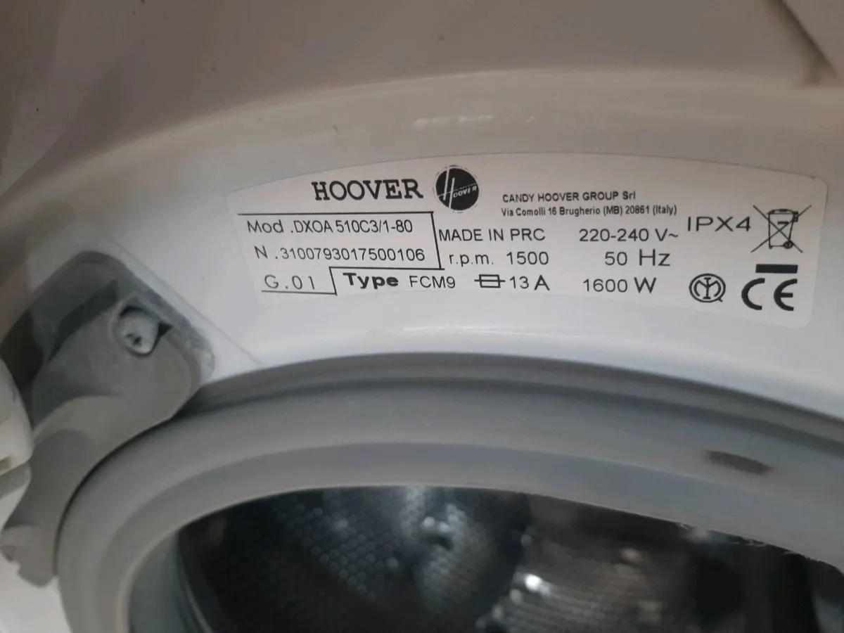 Hoover washing machine - Image 3