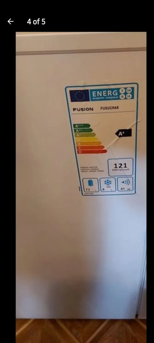 Fusion under counter fridge A rating - Image 4