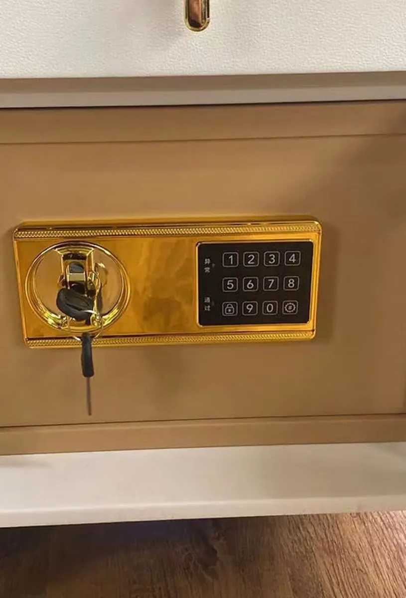 Modern Smart Bedside Locker With Safe - Image 3