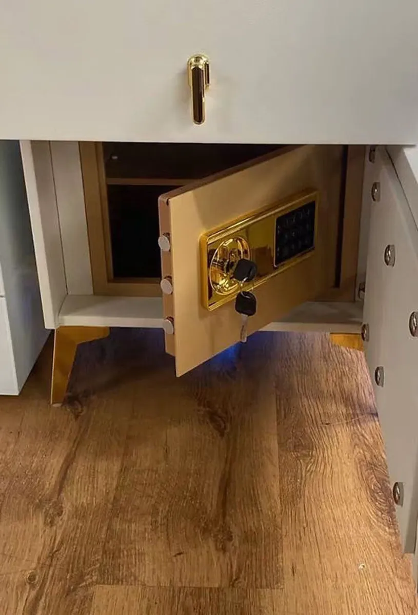 Modern Smart Bedside Locker With Safe - Image 4