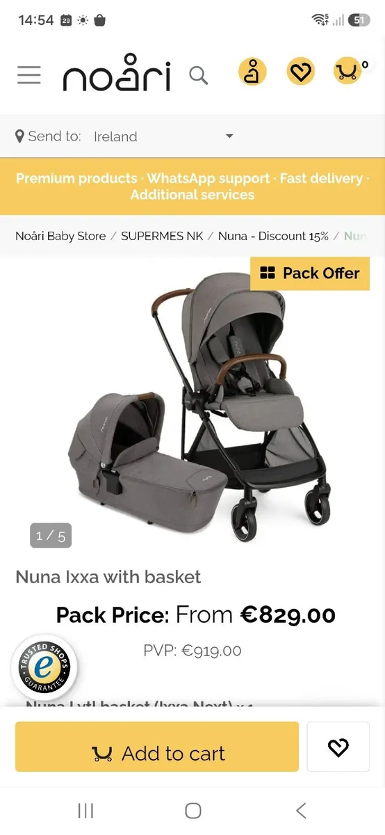Travel System Nuna - Mixx Next - Image 1