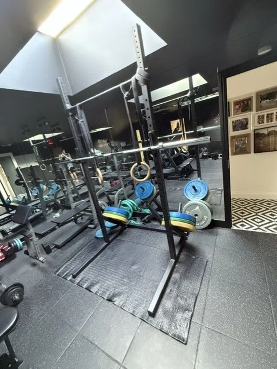 BLK BOX 3 Half Rack with Weight Storage Commercial