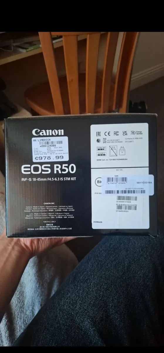 Canon EOS R50 + RF-S 18-45mm Kit — Brand New, Seal - Image 2