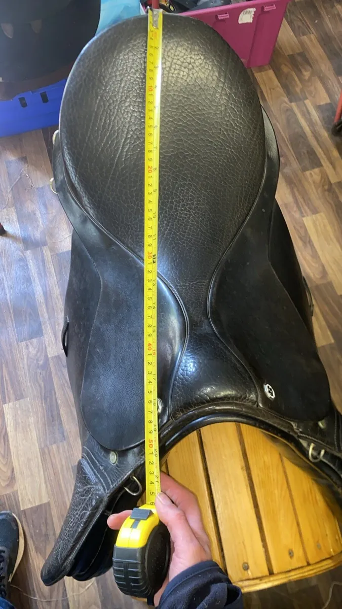Cliff barnsby large black Leather saddle - Image 2