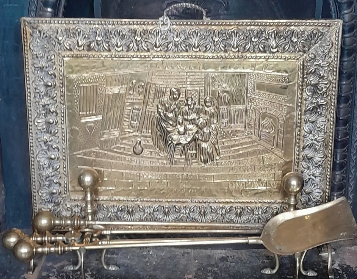 Brass Fire screen set - Image 1