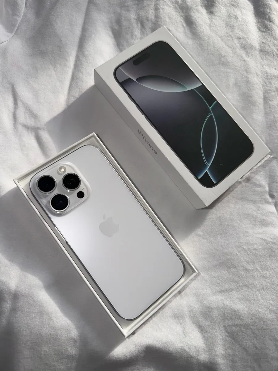 iPhone 16 Pro 128GB White Titanium - Image 1