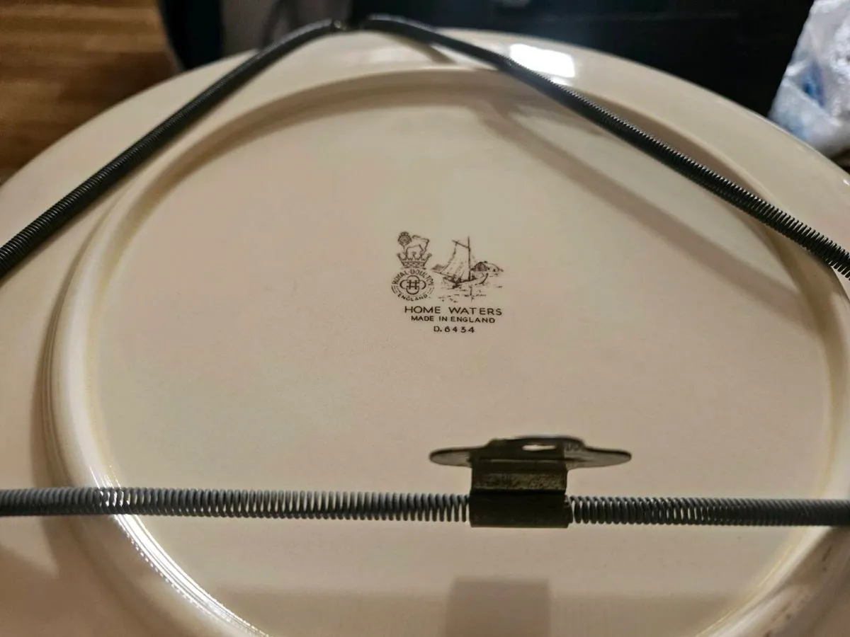 Large Royal Doulton Boat Themed Hanging Plate - Image 2