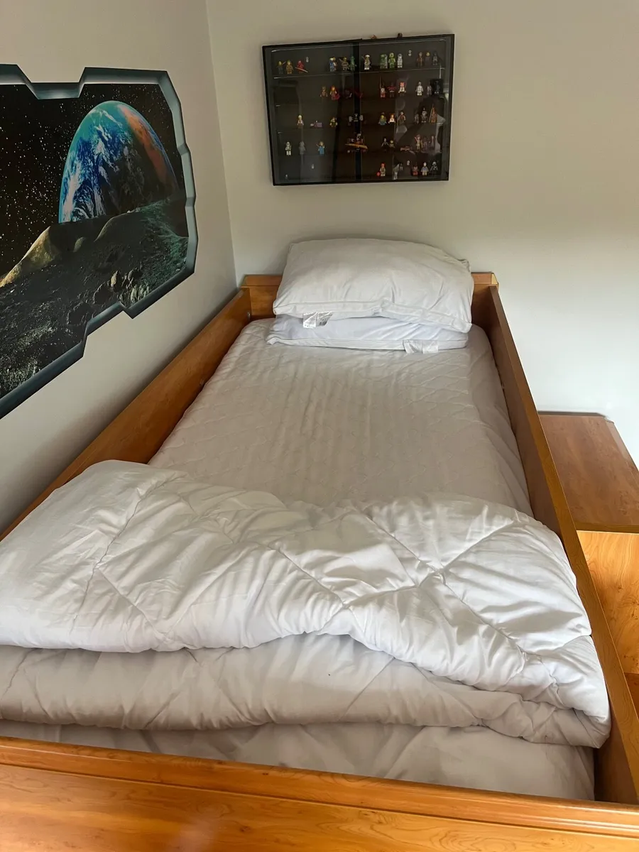 Children’s Mid Sleeper Cabin Bed with Desk - Image 2