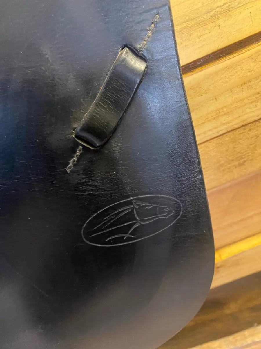 16” lemetex black Leather pony saddle - Image 2