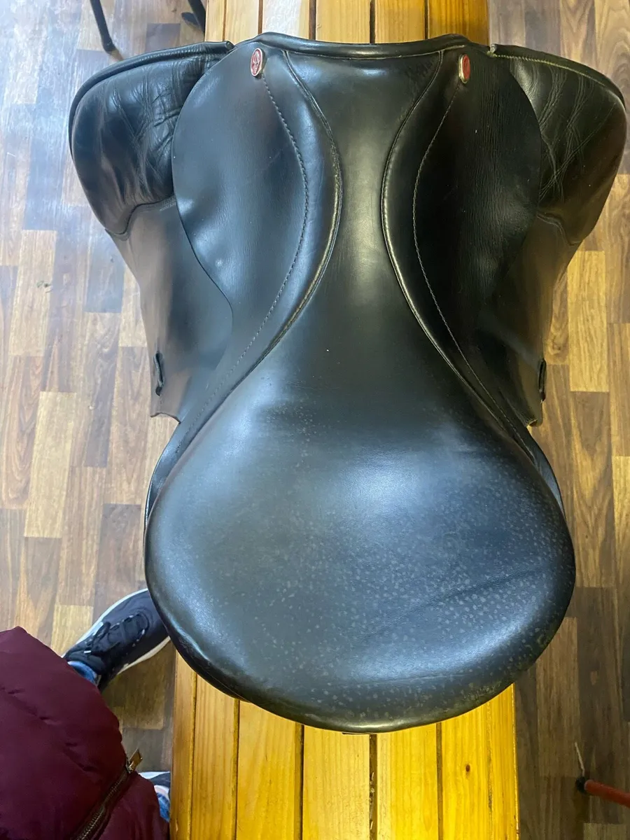 16” lemetex black Leather pony saddle - Image 3