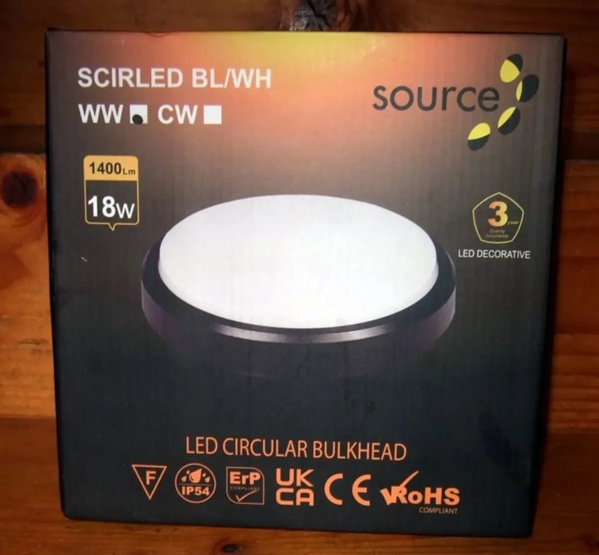 Brand New 18W LED Circular Bulkhead Light – BNIB - Image 2