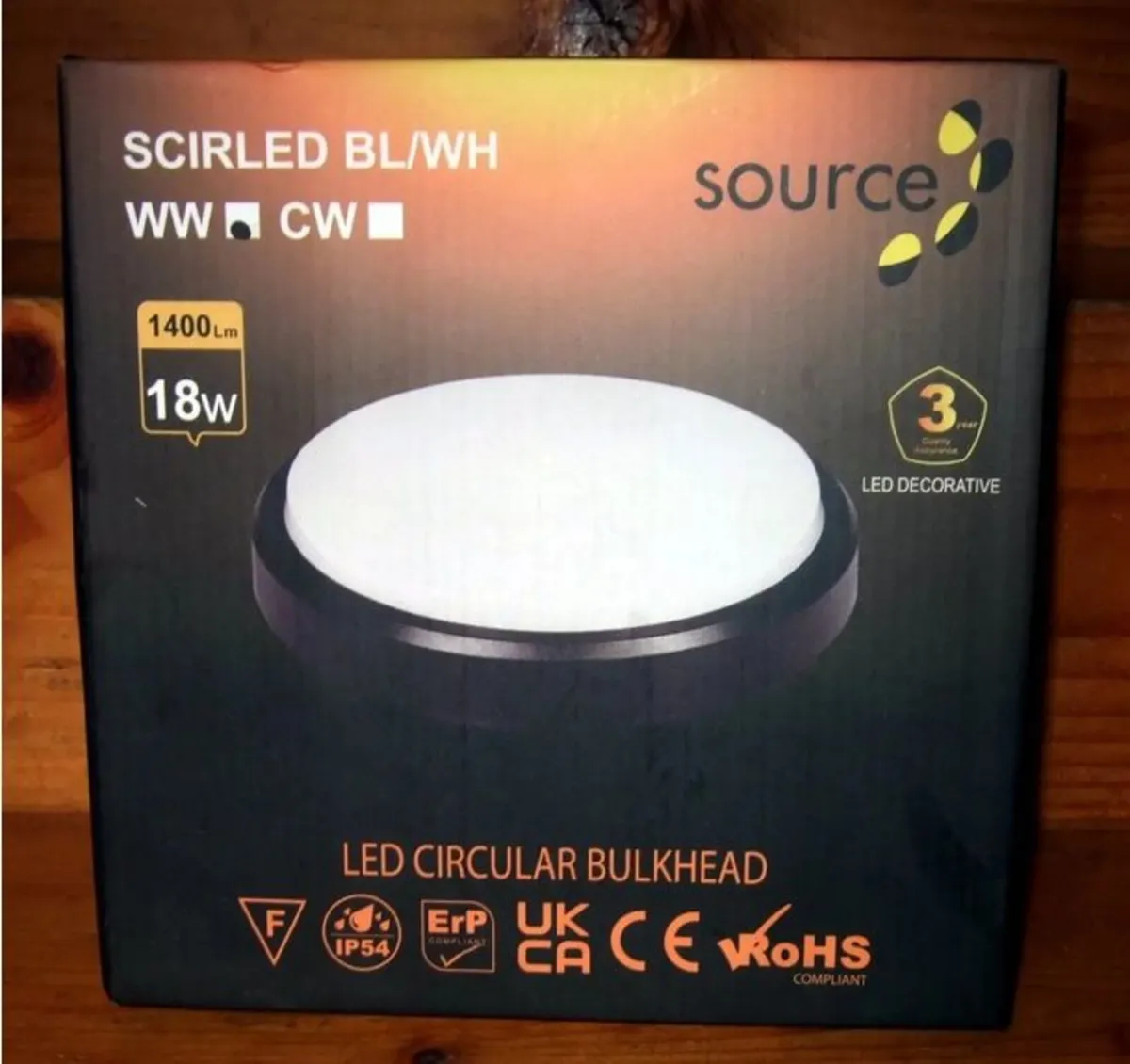 Brand New 18W LED Circular Bulkhead Light – BNIB - Image 3