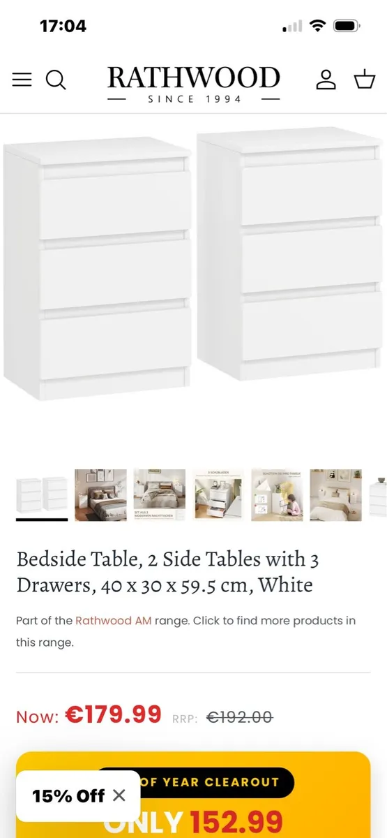 Bedside lockers - Image 2