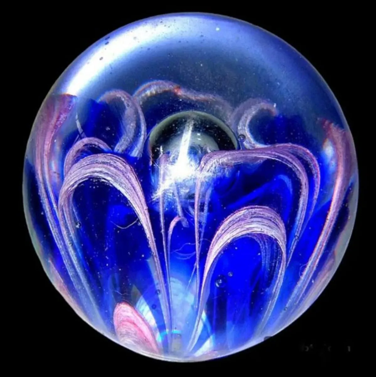 Vintage Harrods Art Glass Paperweight - Image 1