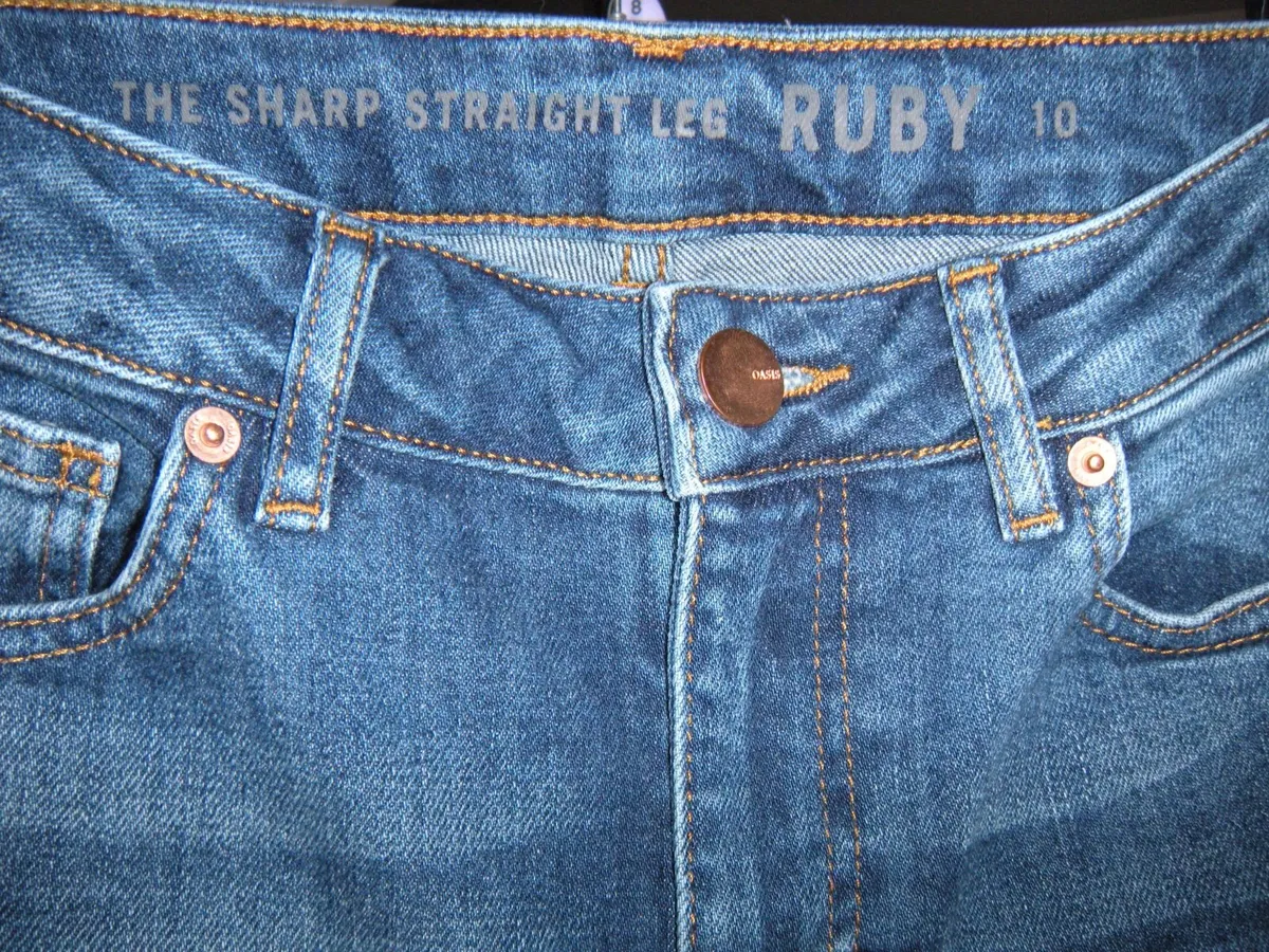 Straight Leg Oasis Jeans, 10. (Cost me €50) - Image 3