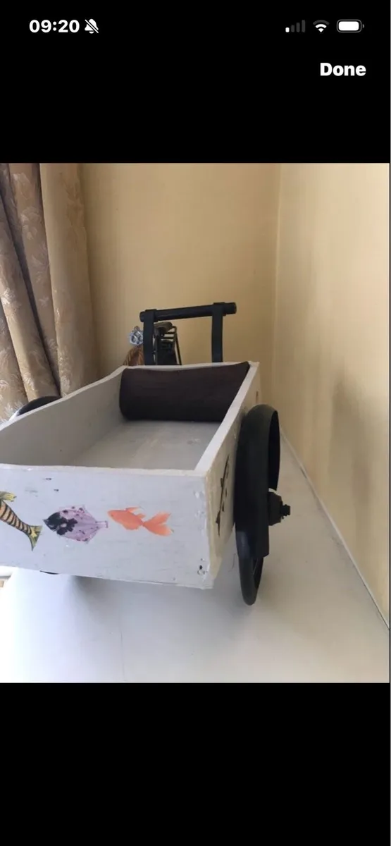 Antique Fishmonger Delivery Bike Display - Image 3