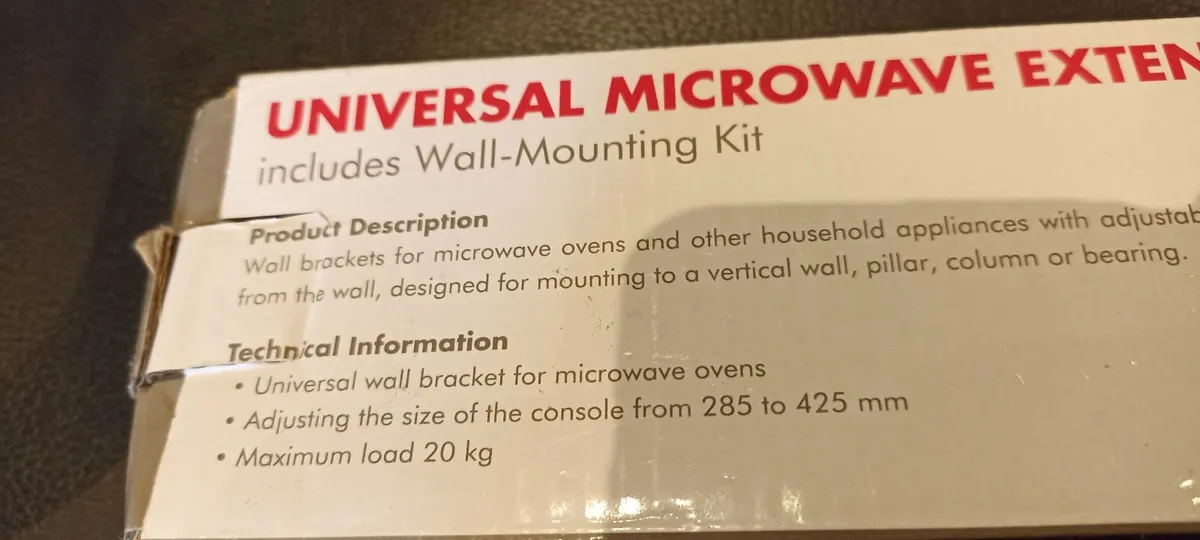 Universal Microwave Extendable Arm Brackets - Image 3