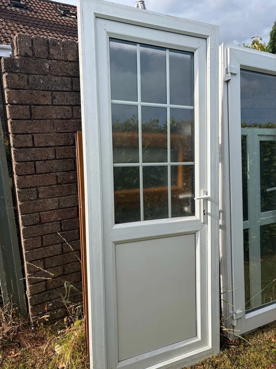 2 x pvc doors & windows - Image 1