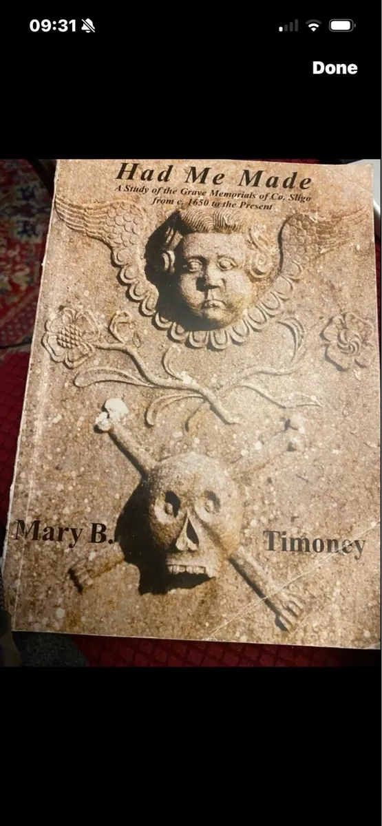 Study of  Sligo’s Grave Memorials - Image 1