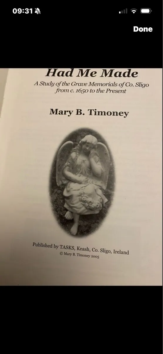 Study of  Sligo’s Grave Memorials - Image 2