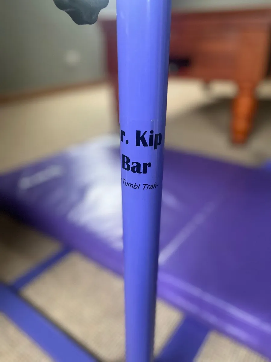 Gym bars for kids with tumble mat - Image 1