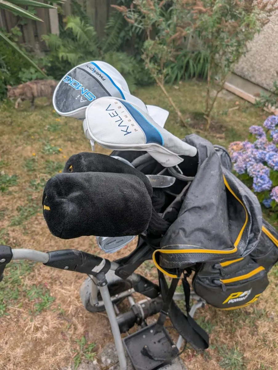 Deadly set of golf clubs and trolley - Image 3