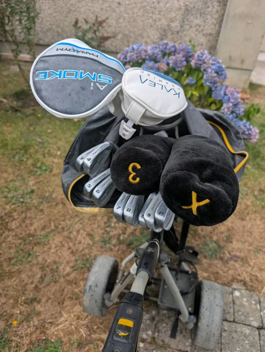 Deadly set of golf clubs and trolley - Image 4