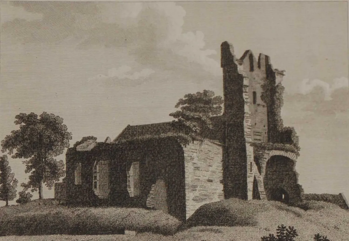 1797 Antique Print South West View Ardee Church - Image 1