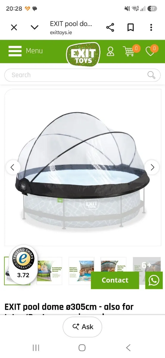 10ft bestway steel pro max - Image 2