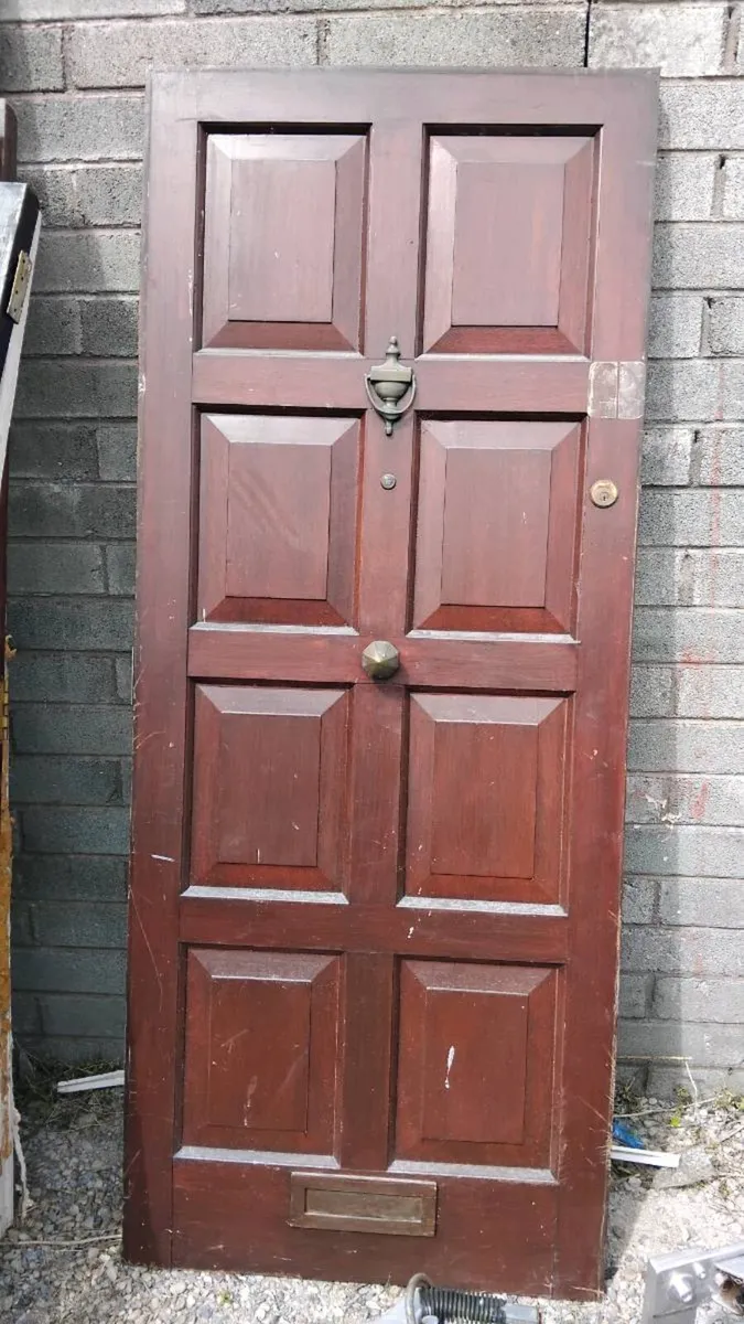 Teak door - Image 1