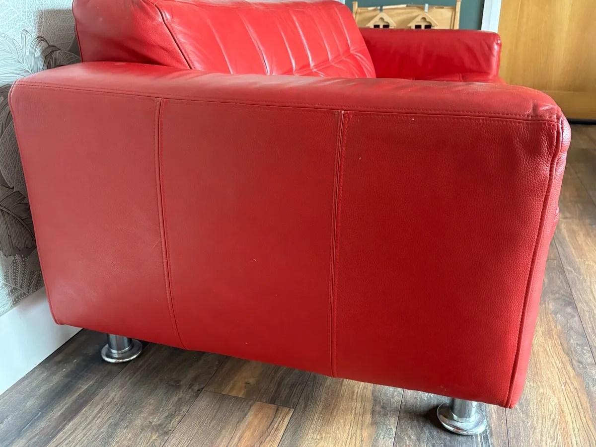 Leather Sofa - Image 2