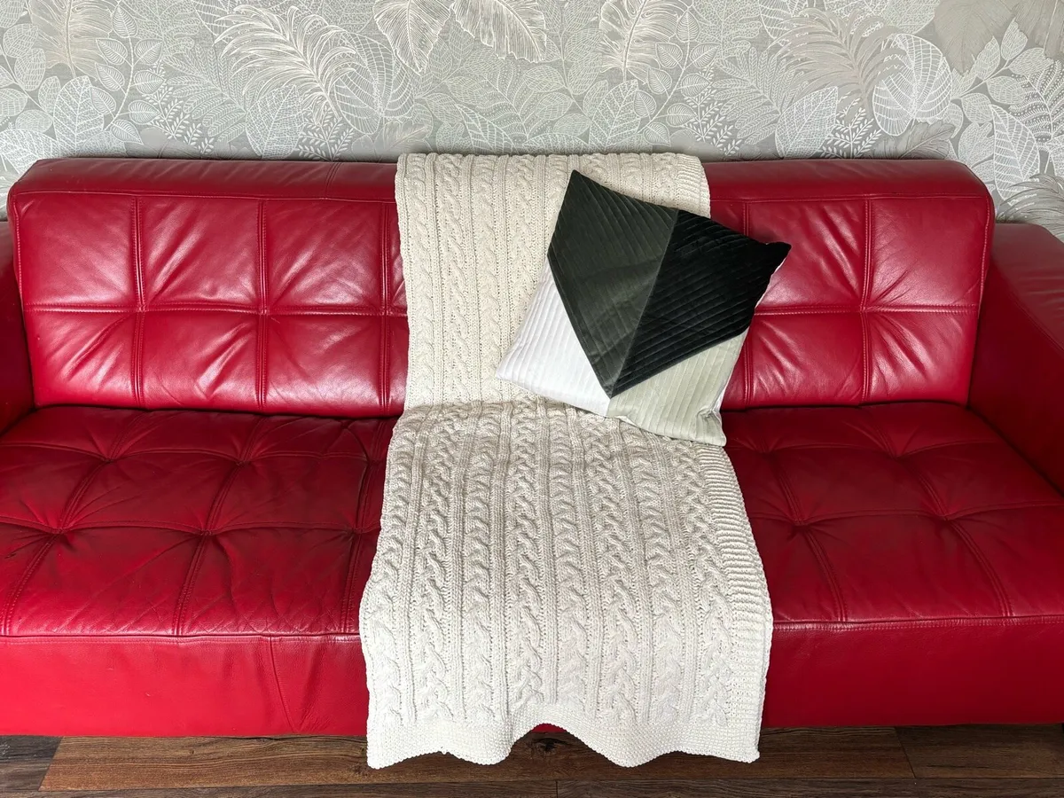 Leather Sofa - Image 3