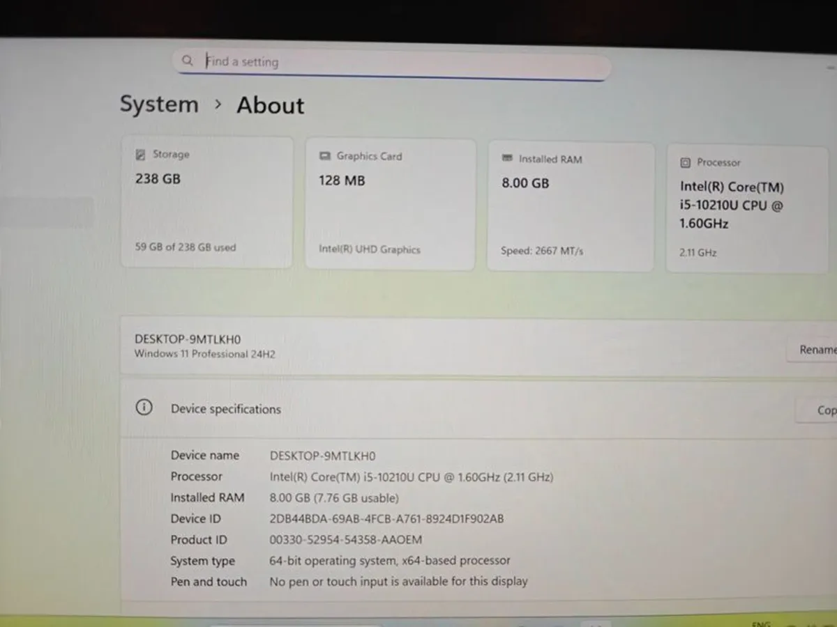 Lenovo X13 | i5 (10th gen) | 8GB | 256GB | 13.3" - Image 4