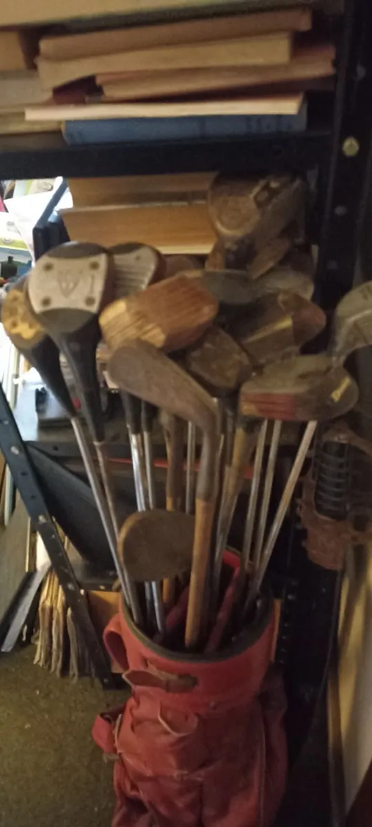 Old Wood Drivers Golf Clubs - Image 1