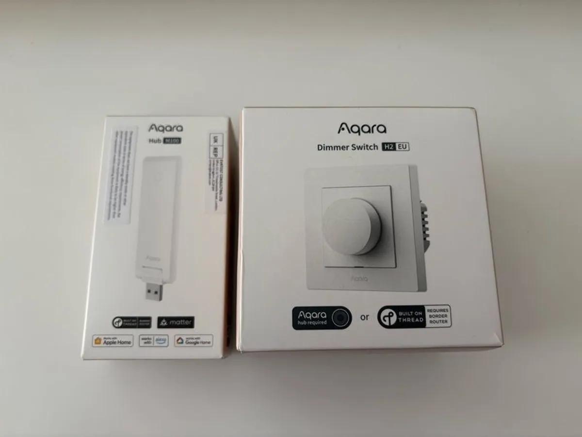 Smart LED Dimmer switch kit Aqara H2 and M100 hub - Image 1