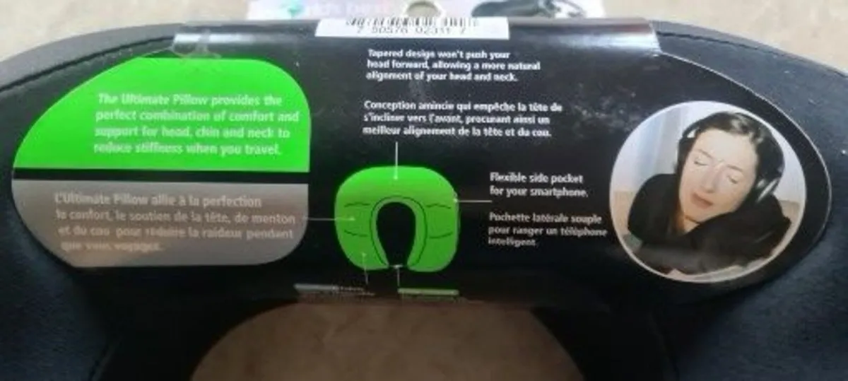 Neck Pillows x 2 (1) NEW never used………………………….10 - Image 3