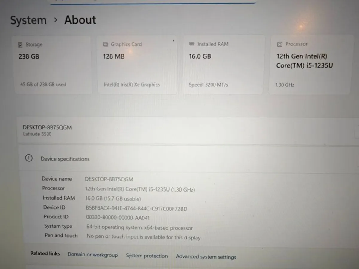 Dell Latitude 5530 | i5 (12th gen) | 16GB | 15.6" - Image 3