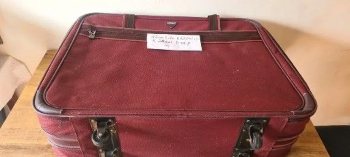Large Suit Case on wheels Sturdy and durable …………… - Image 1